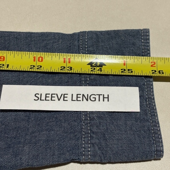 Joe's Jeans Mens Long sleeve Button Up Shirt Sz L Preppy Classic Ranch Western - Picture 8 of 10